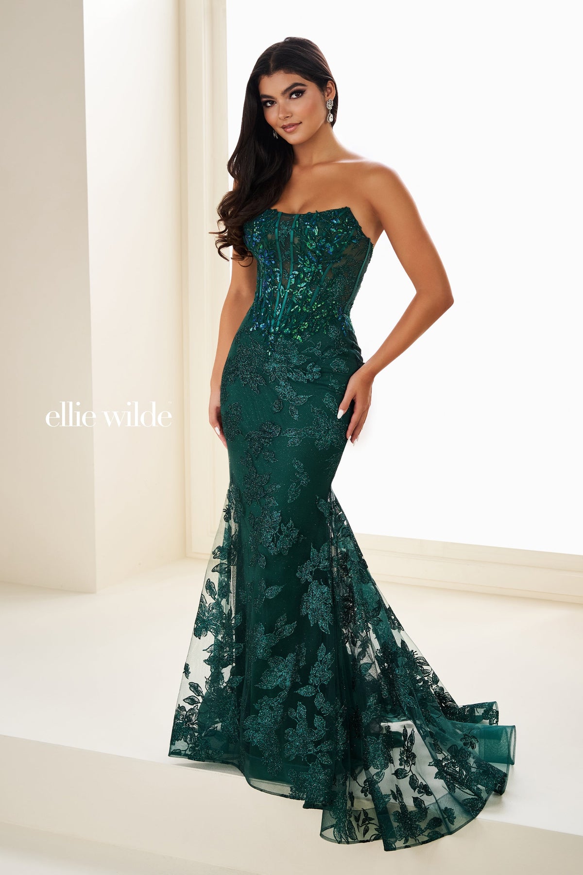 Ellie Wilde EW37083-emerald-c