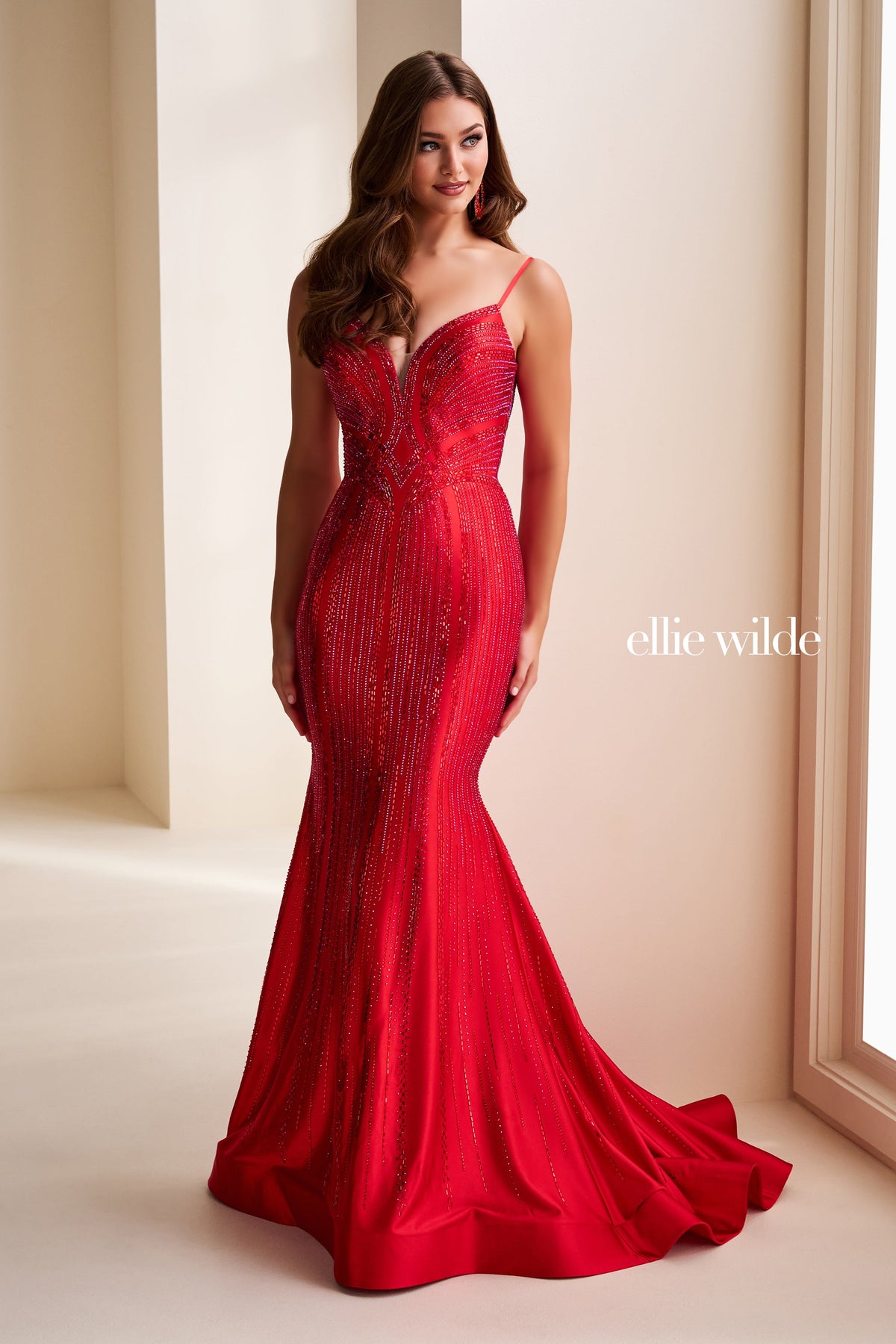 Ellie Wilde EW37101-red-c