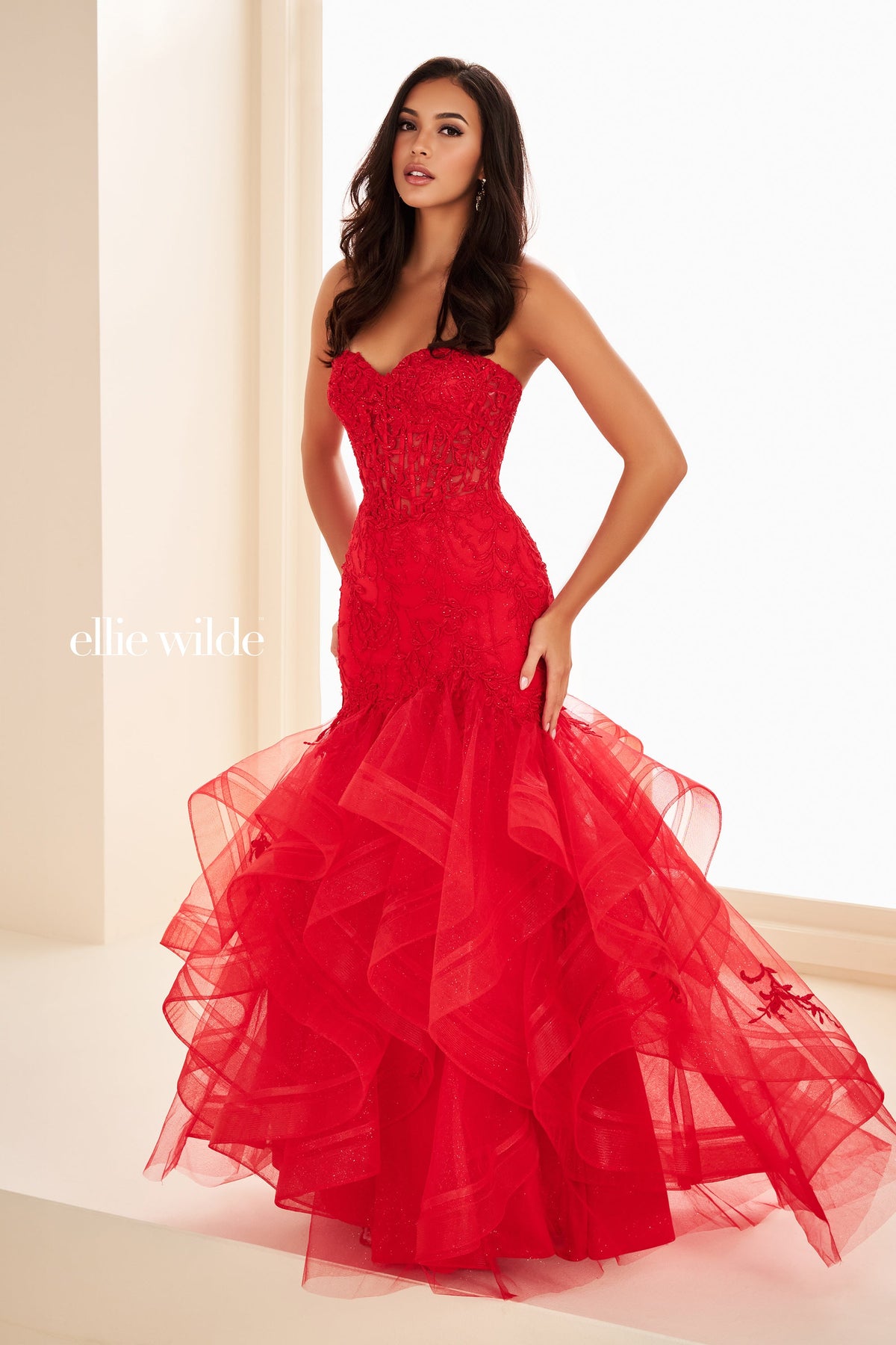 Ellie Wilde EW37113-red-d