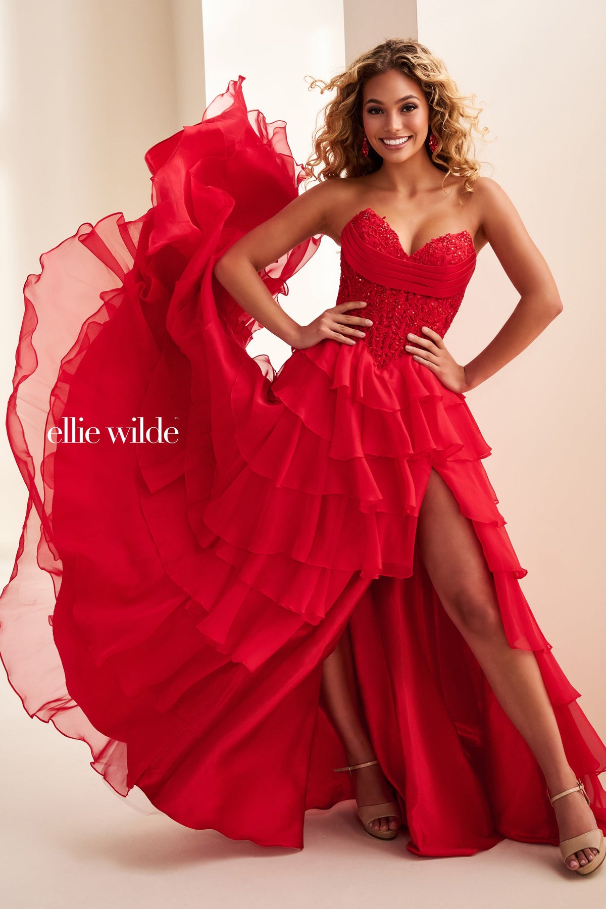 Ellie Wilde EW37115-red-a