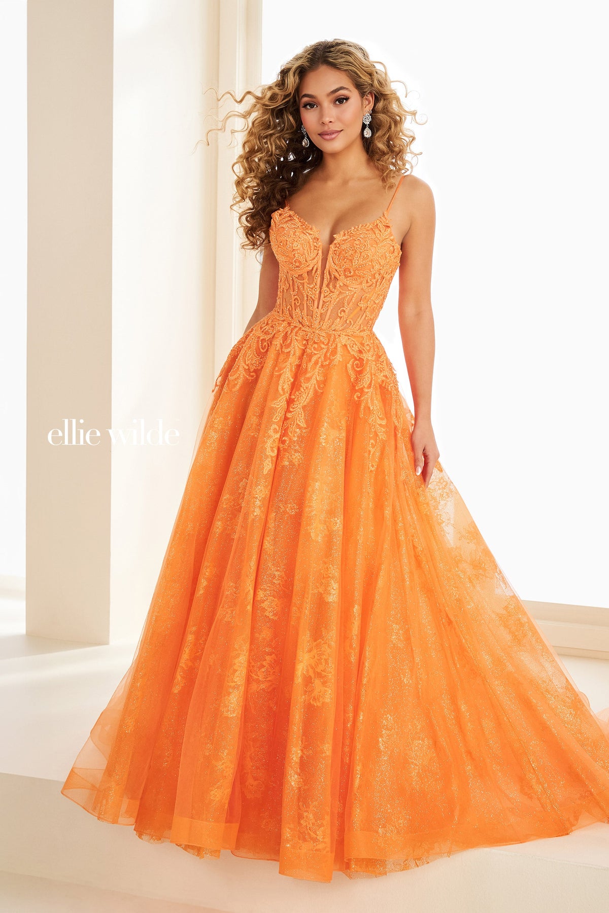 Ellie Wilde EW37210-orange-g