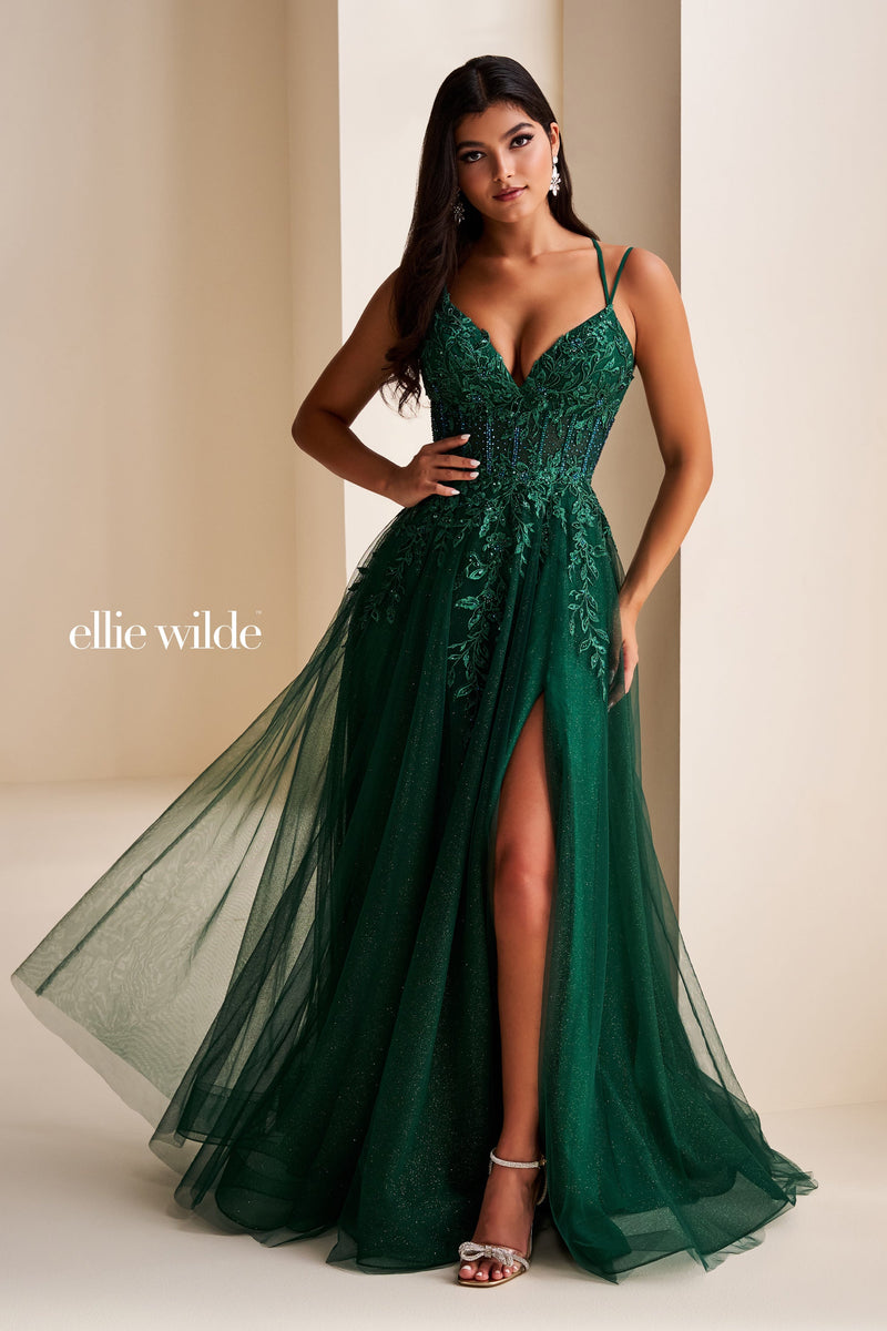 Ellie Wilde EW37212-emerald-f