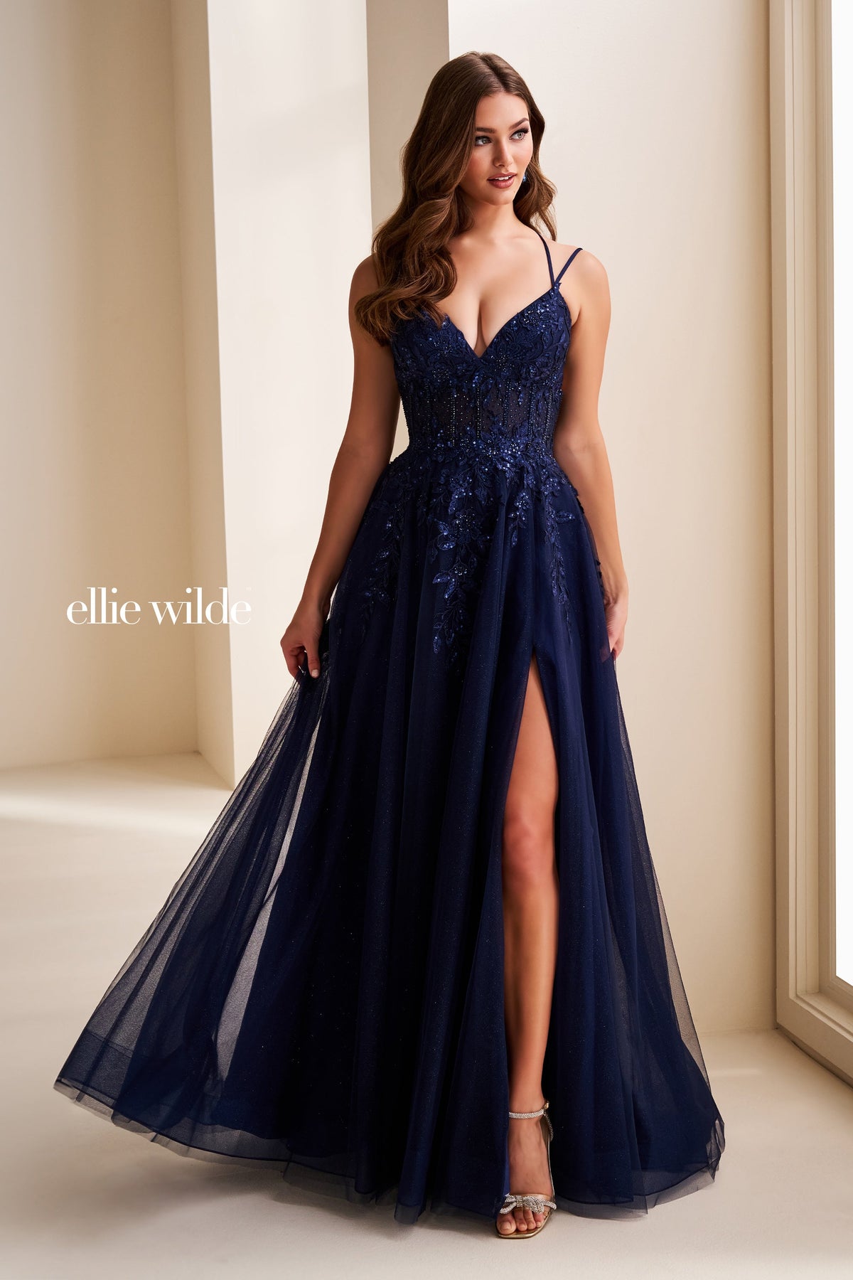 Ellie Wilde EW37212-navy-blue-d