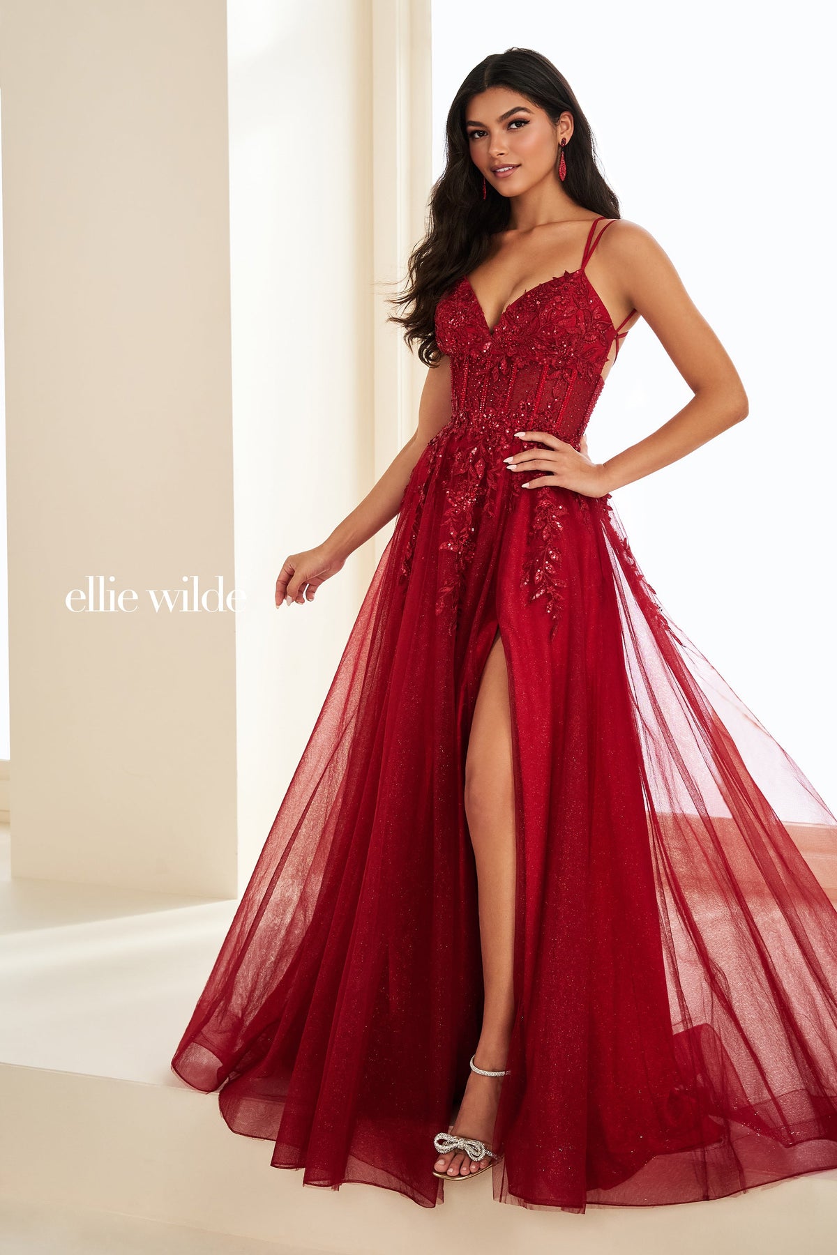 Ellie Wilde EW37212-wine-c
