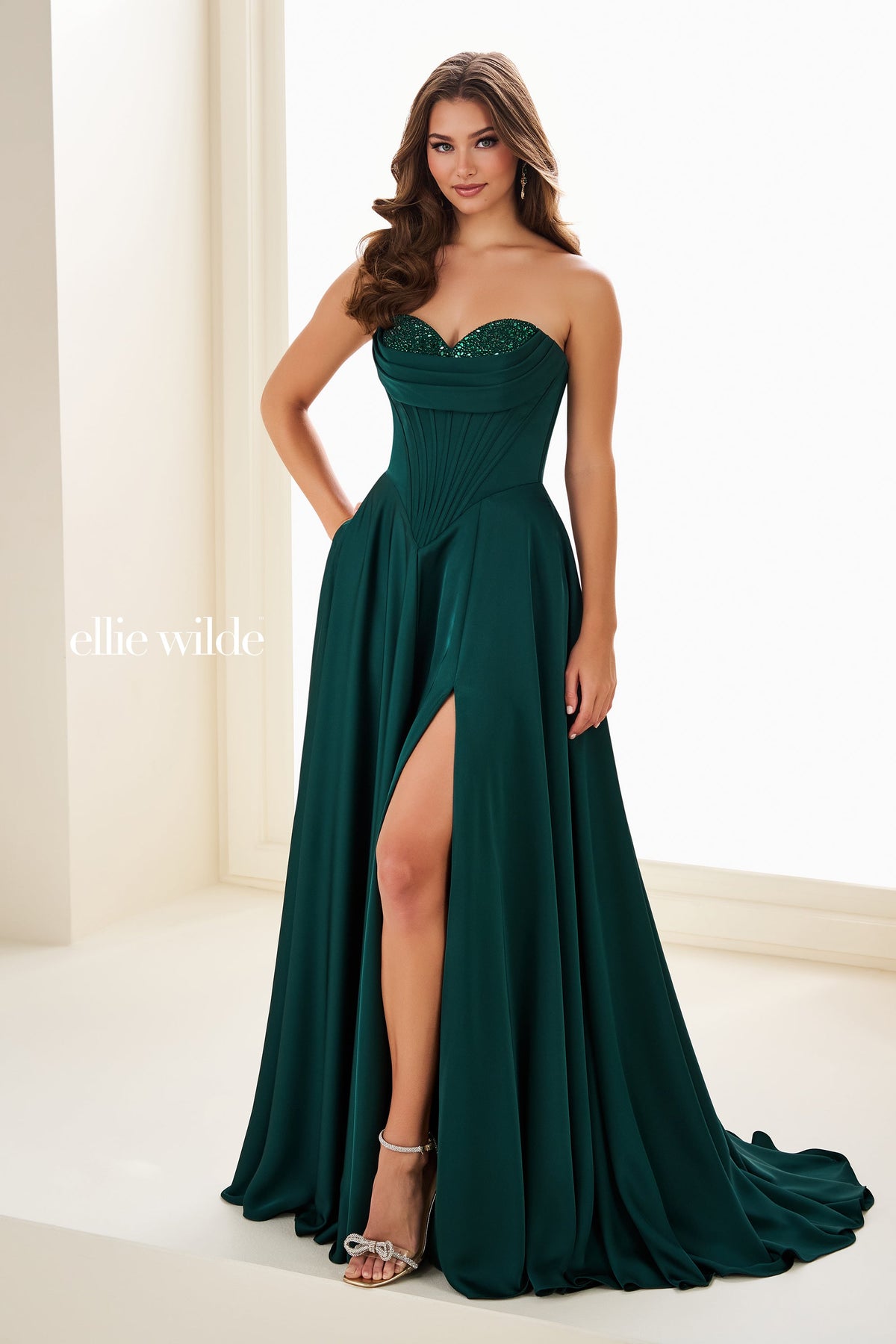Ellie Wilde EW37213-forest-green-a