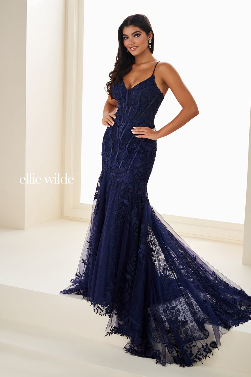 Ellie Wilde EW37216-navy-blue-b