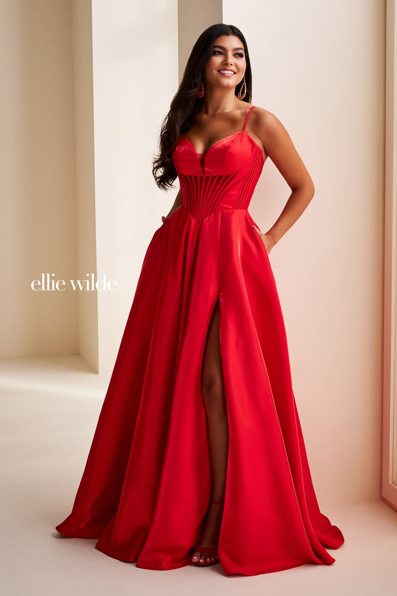 Ellie Wilde EW37226-red-c