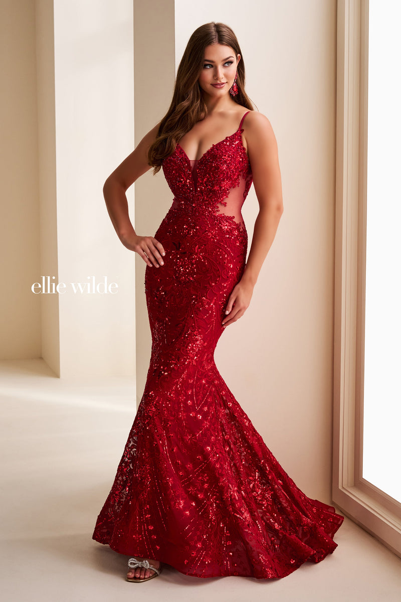 Ellie Wilde EW37227-red-c