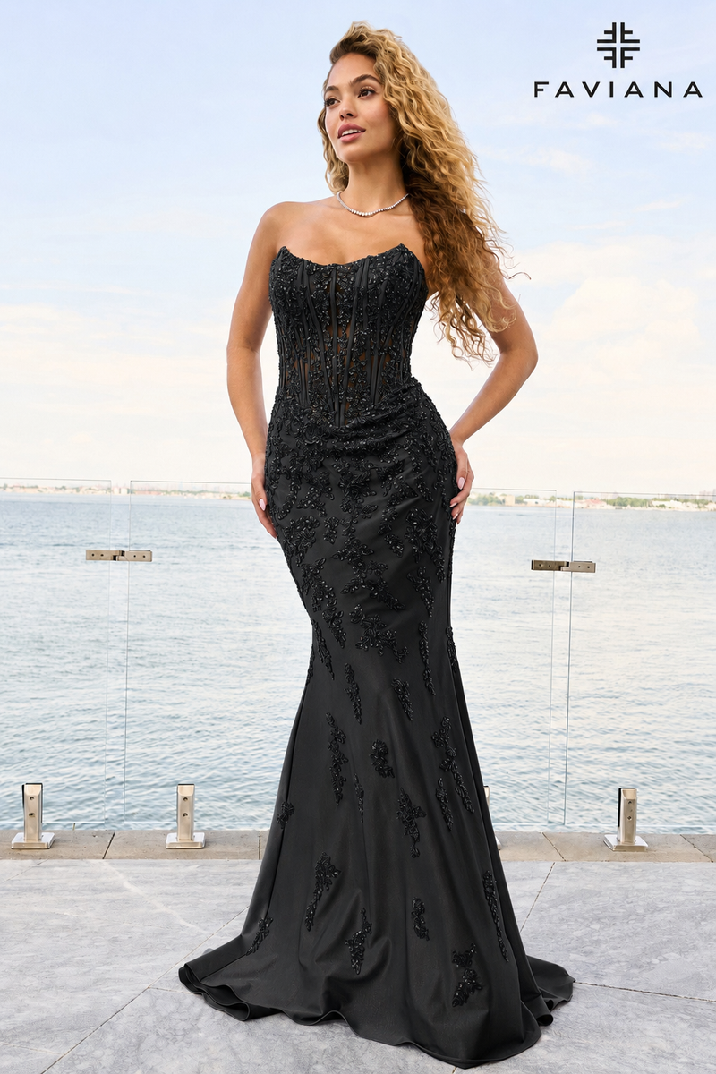 Faviana 11600 designer dress photo