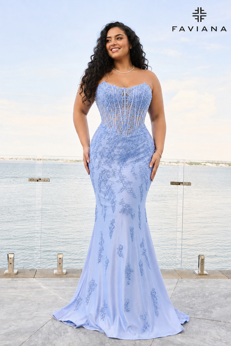 Faviana 11600E designer dress photo