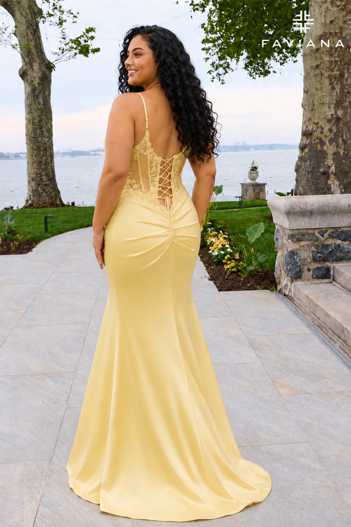 Faviana 11605E designer dress photo