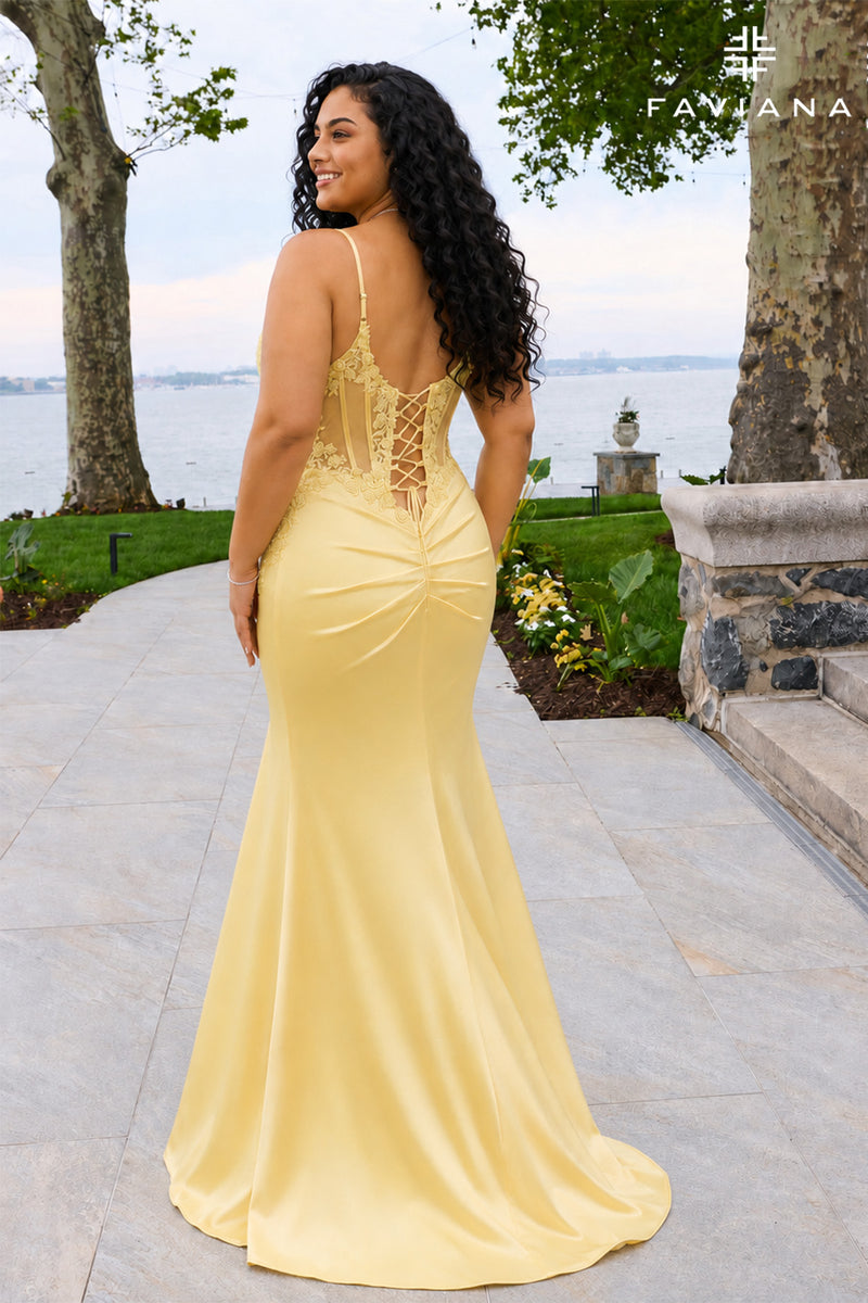 Faviana 11605E designer dress photo