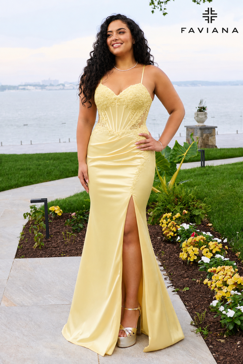Faviana 11605E designer dress photo