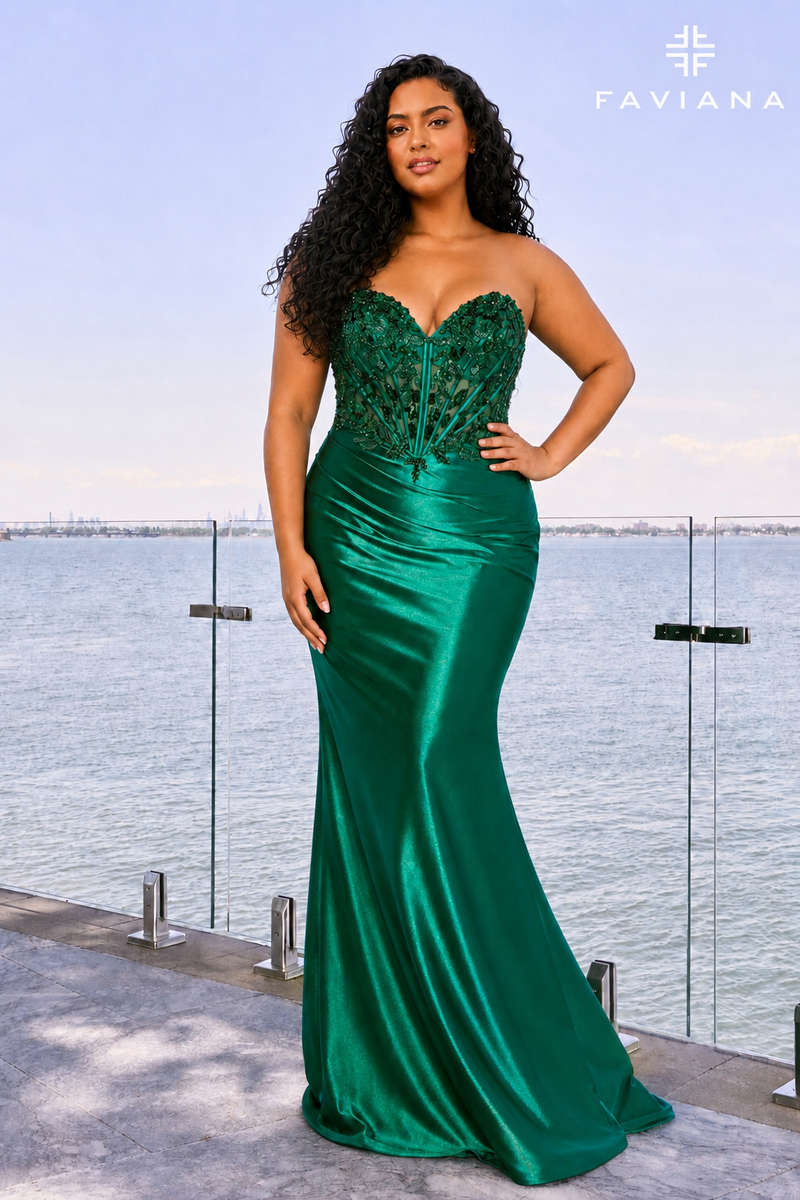 Faviana 11607E designer dress photo