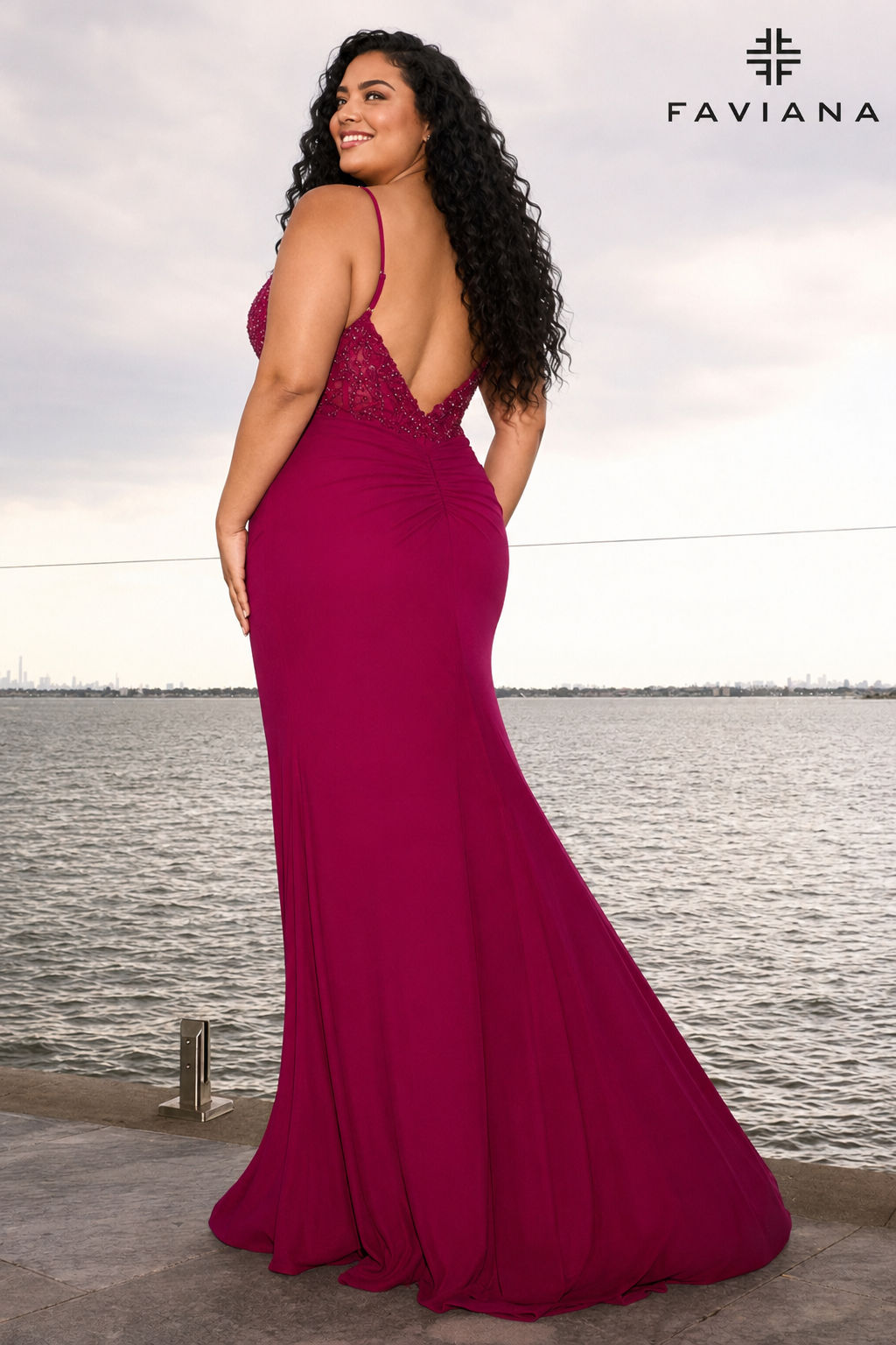 Faviana 11653E designer dress photo