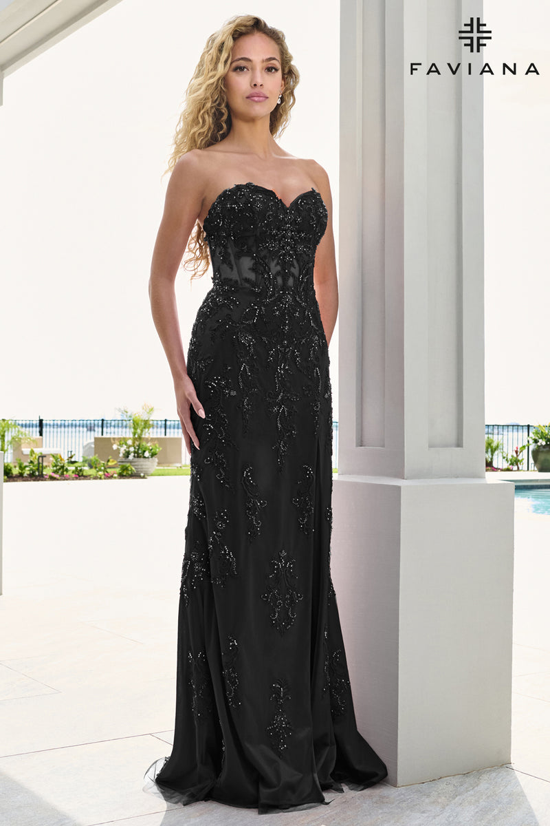 Faviana 11654 designer dress photo