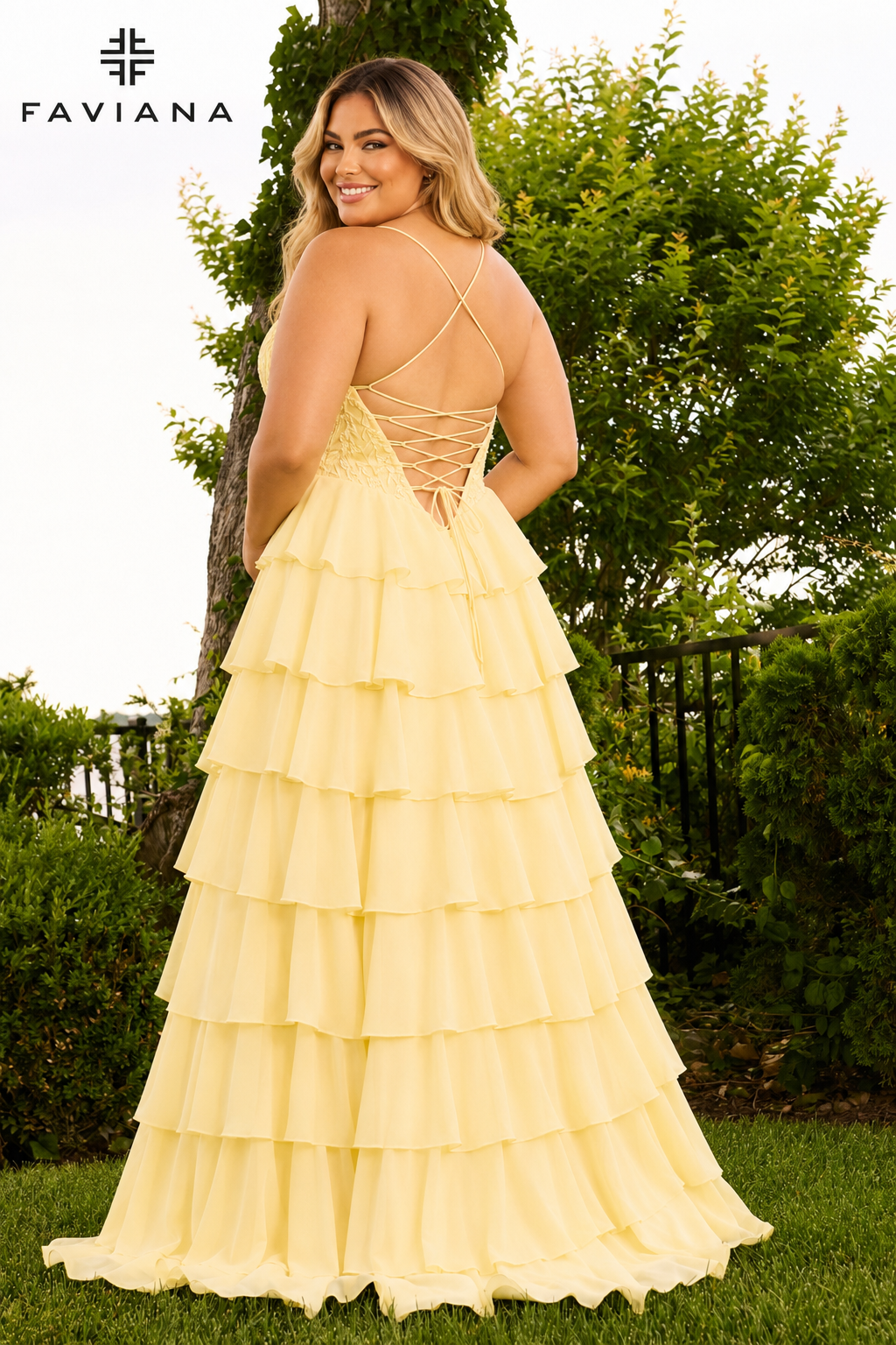 Faviana 11665E designer dress photo