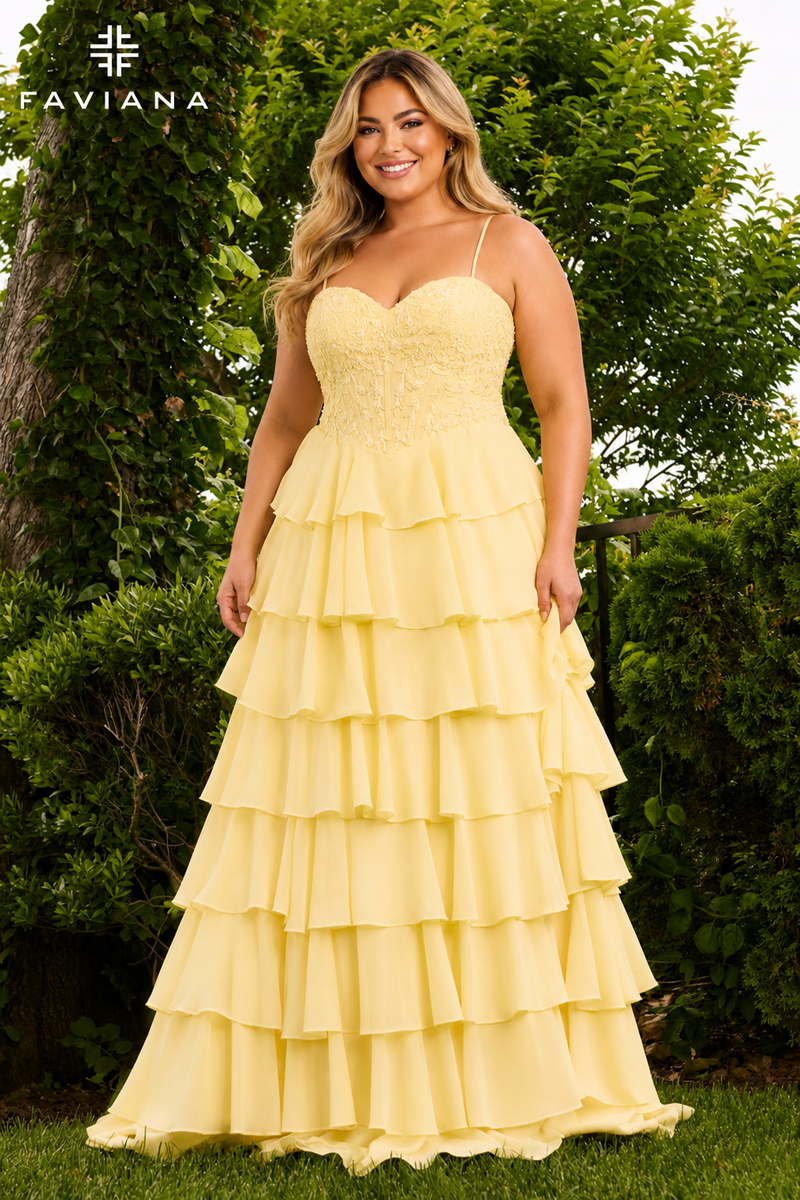 Faviana 11665E designer dress photo