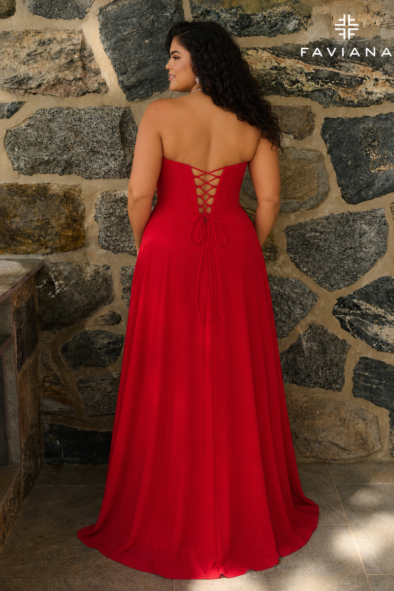 Faviana 11672E designer dress photo