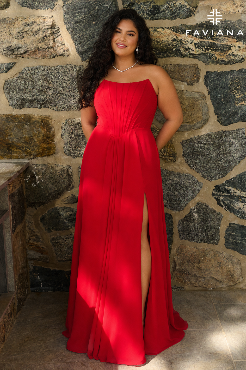 Faviana 11672E designer dress photo