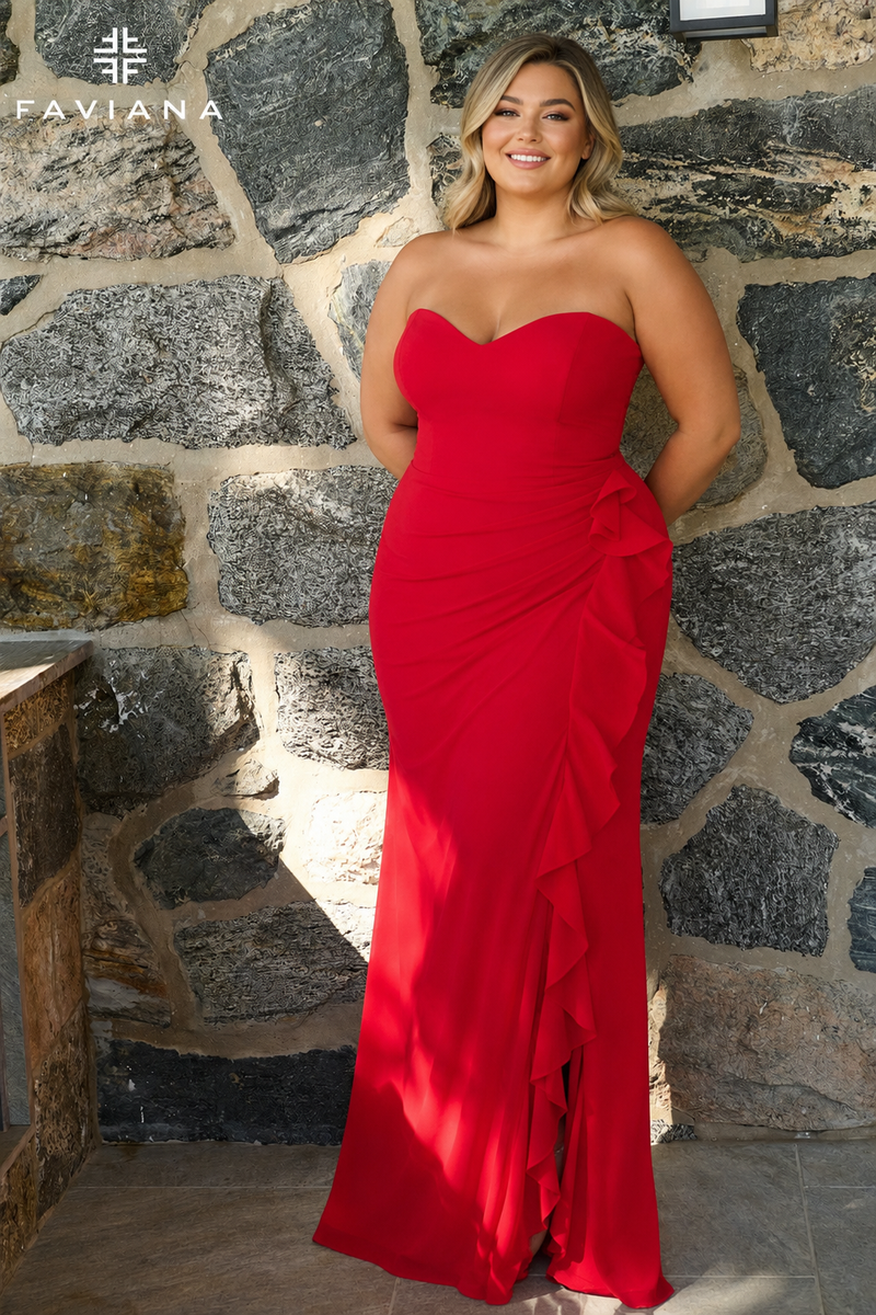 Faviana 11673E designer dress photo