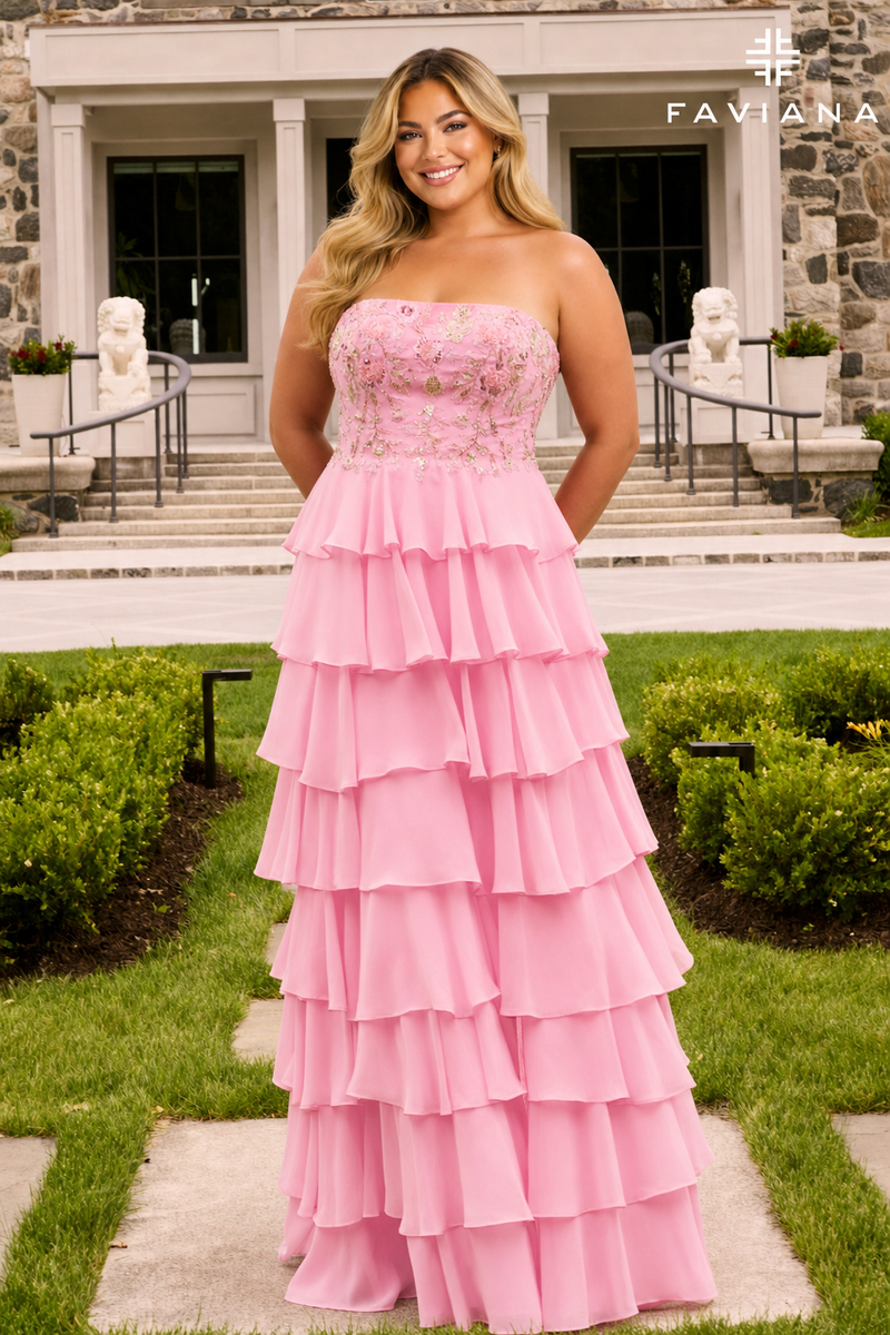Faviana 11675E designer dress photo