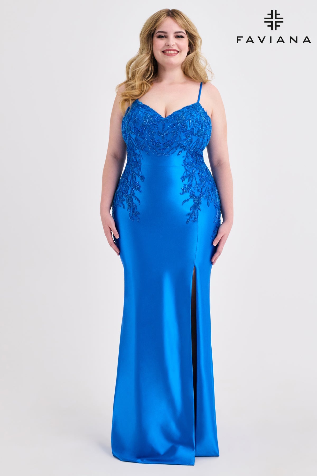Faviana 9603_ELECTRIC_BLUE_FRONT_1