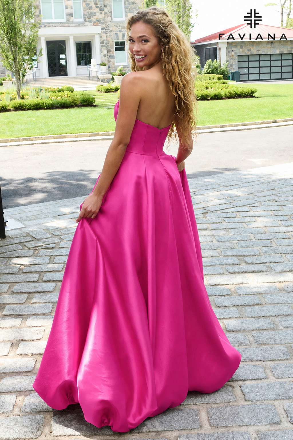 Faviana E11670 designer dress photo