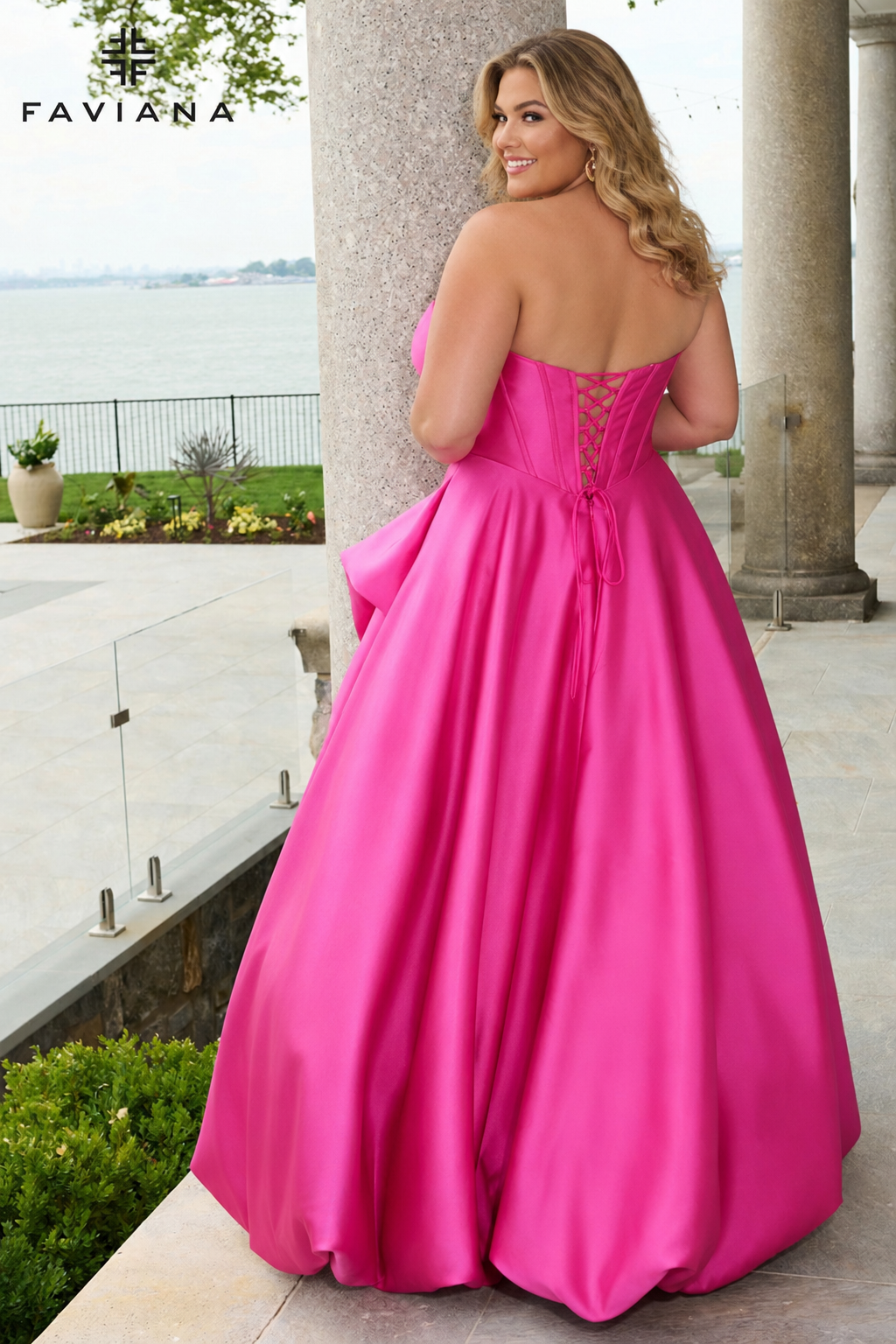 Faviana E11671E designer dress photo