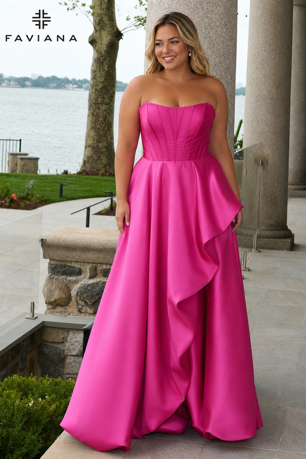 Faviana E11671E designer dress photo
