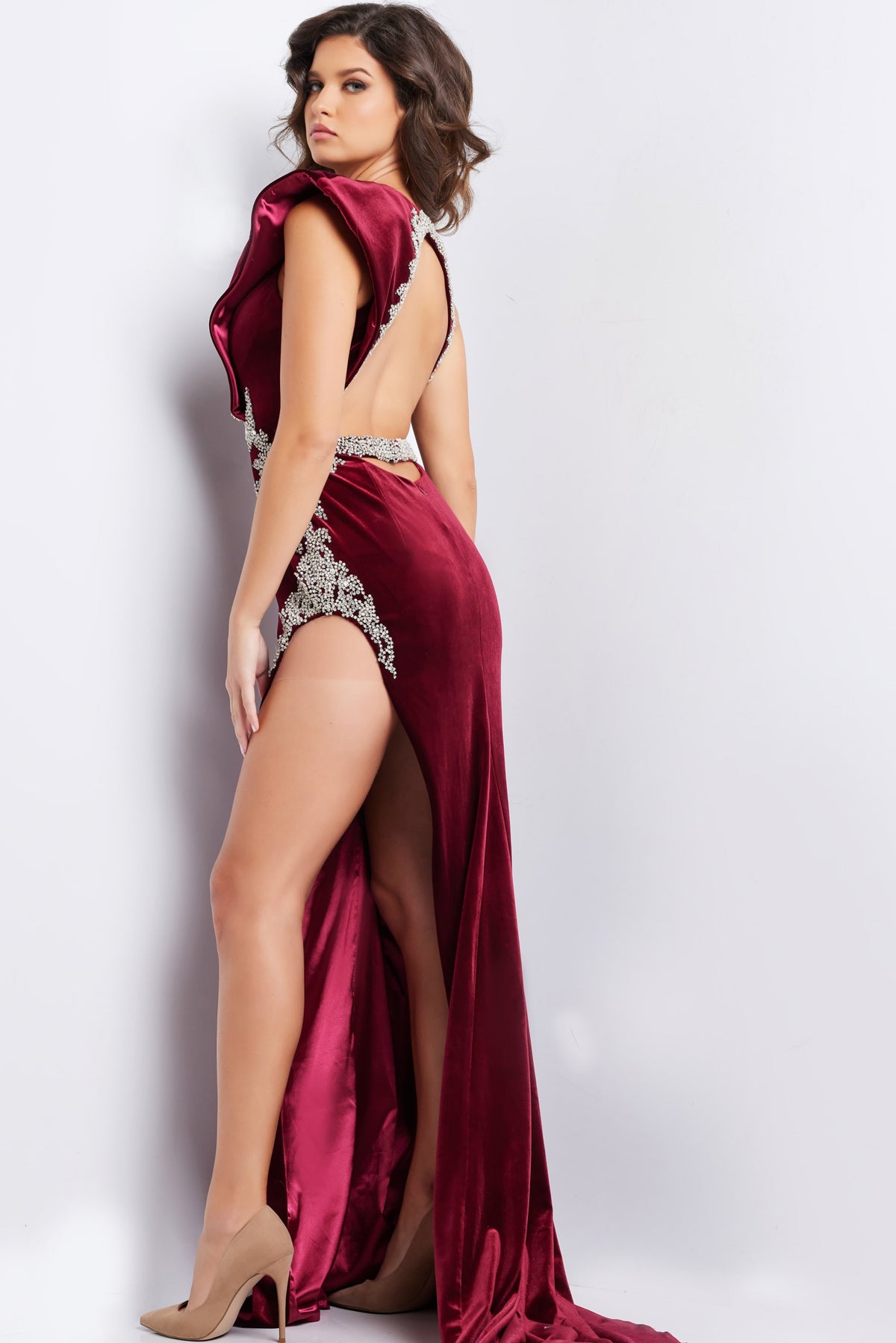 jovani-37341-64-BURGUNDY-B1