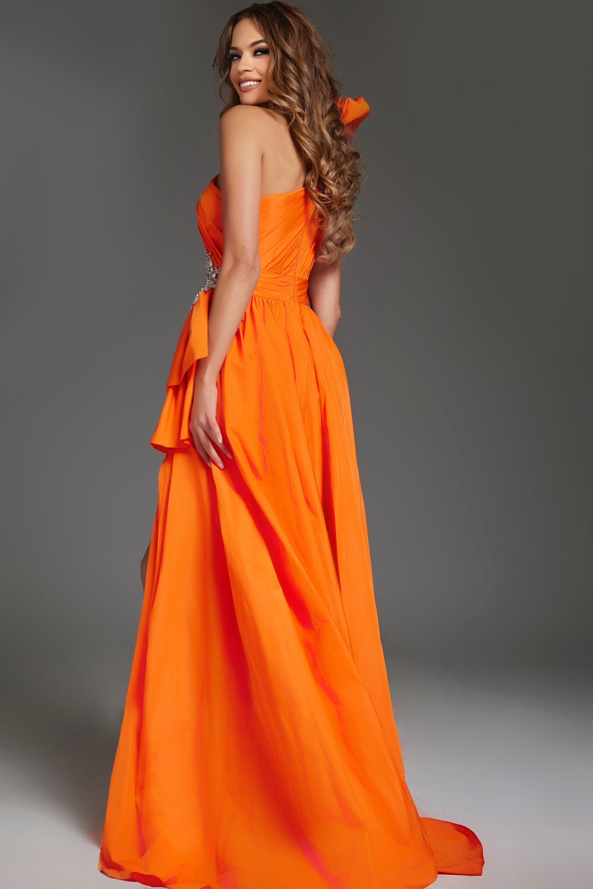 Jovani 40929-ORANGE-B1