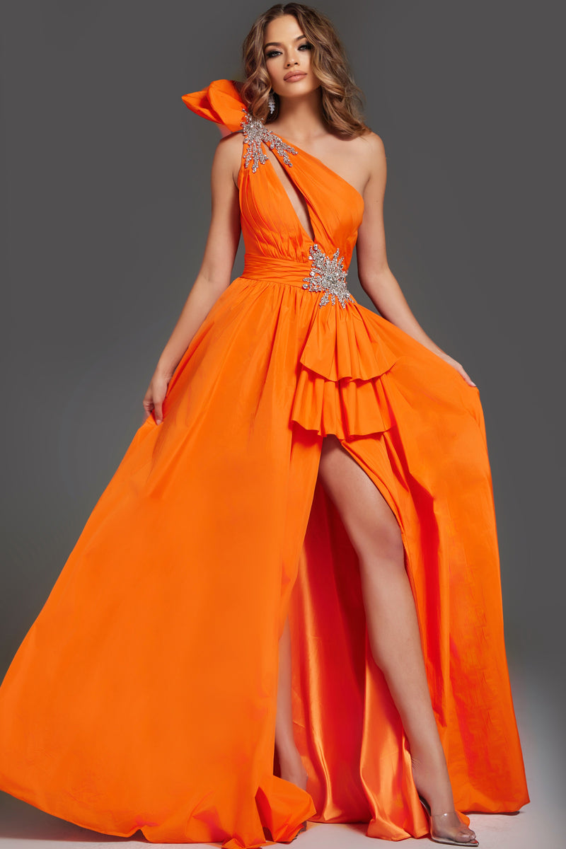 Jovani 40929-ORANGE-F1
