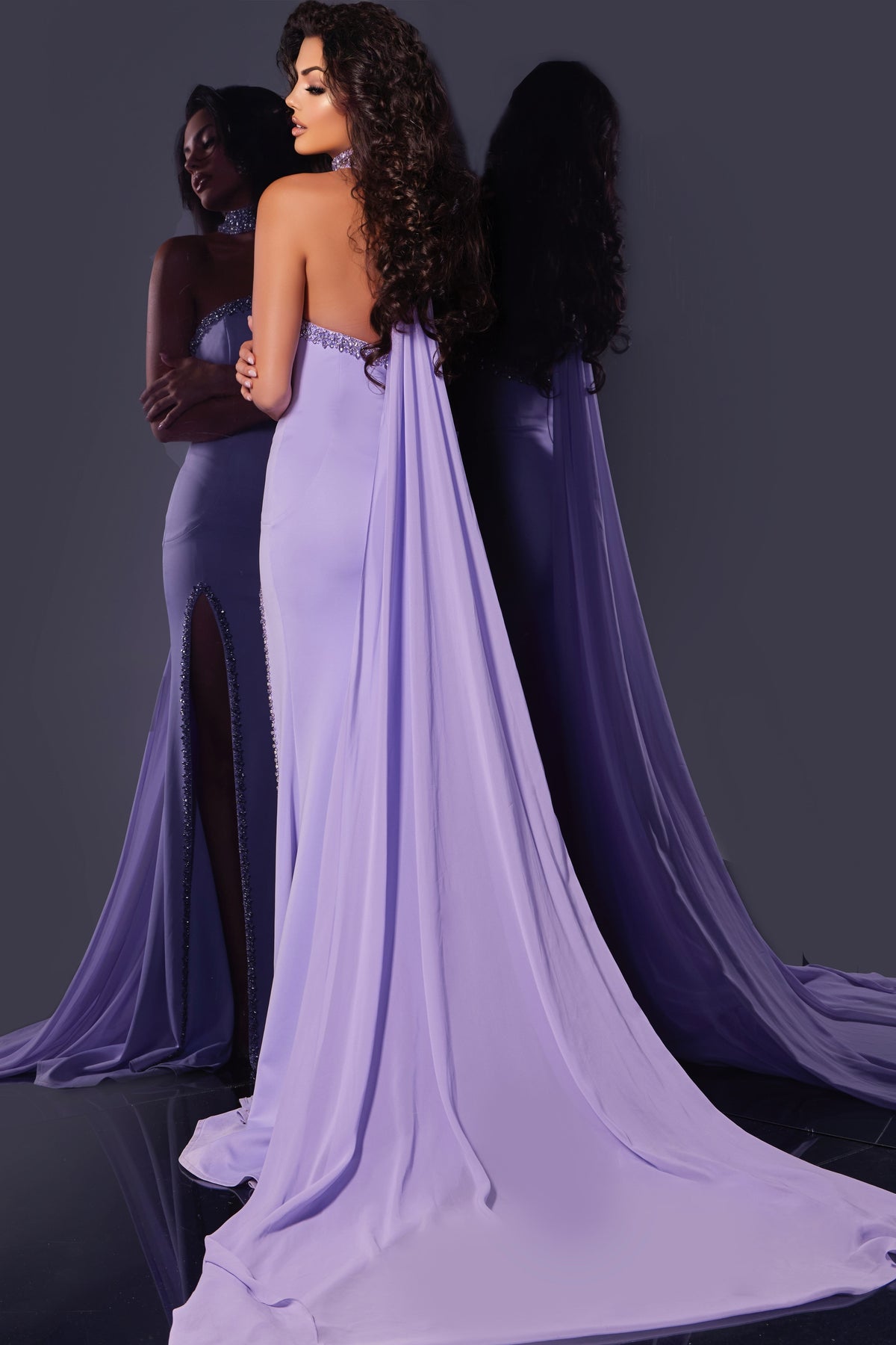 Jovani 43658-LILAC-B1