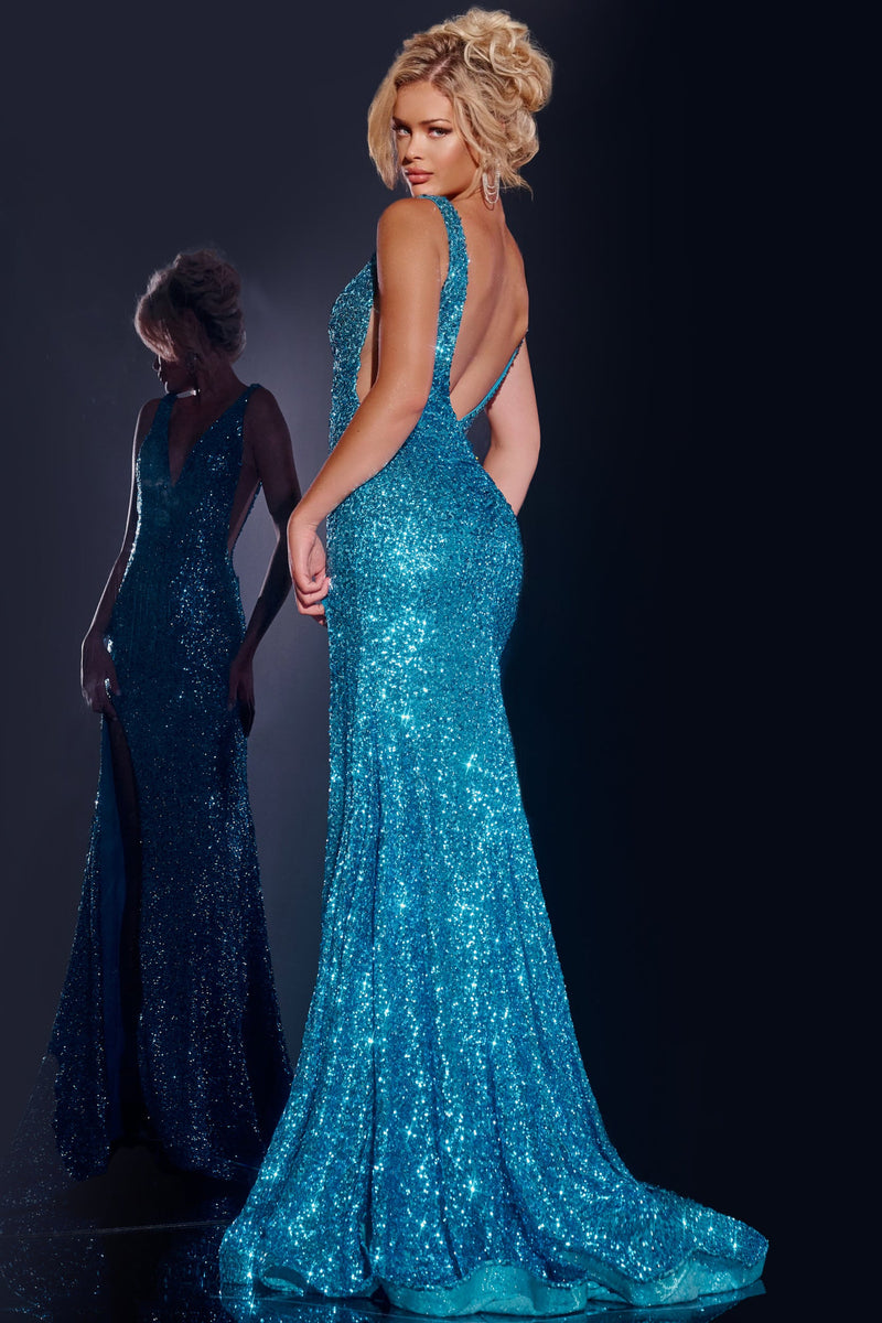 Jovani 43725-TURQUOISE-B1