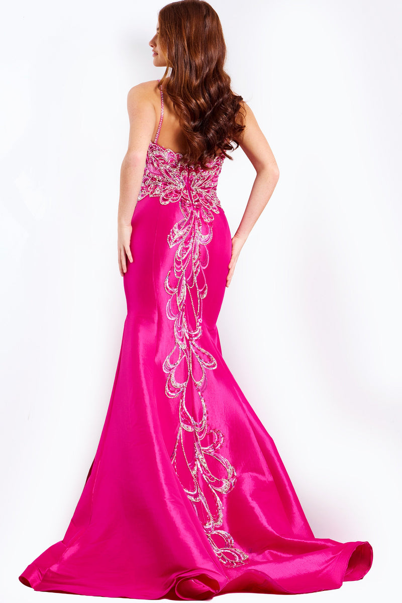 Jovani 44239-HOT-PINK-B1