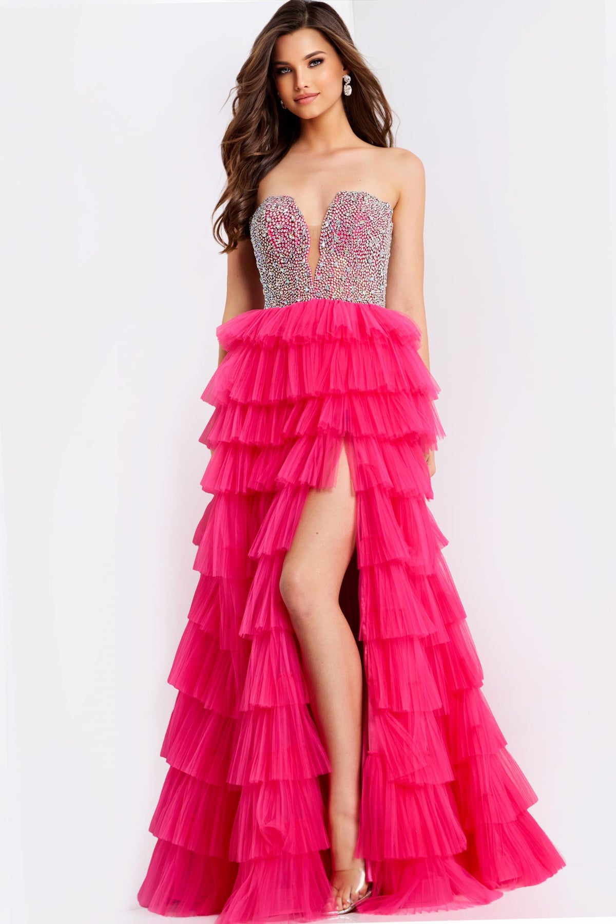 Jovani 44360-FUCHSIA-F2