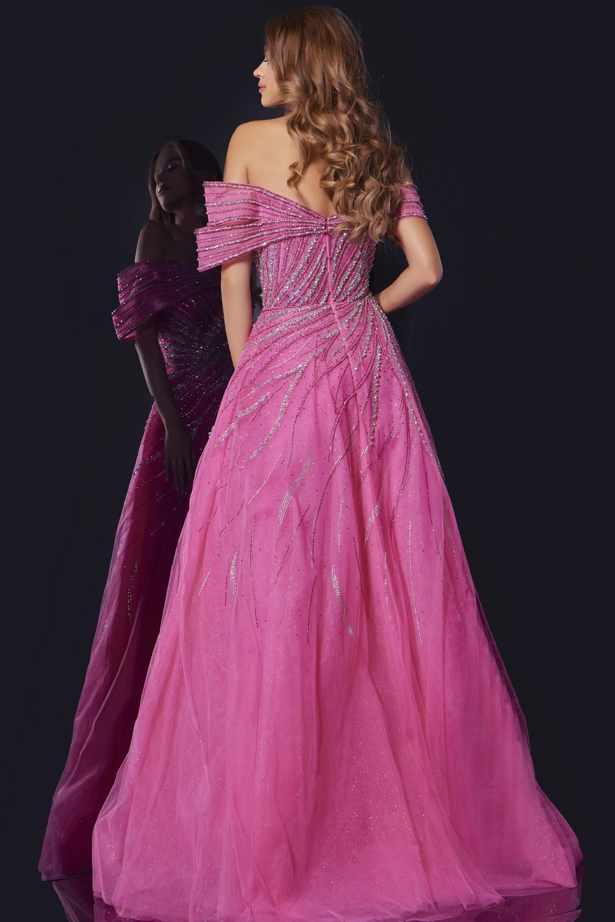 Jovani 45067-34-FUCHSIA-B1