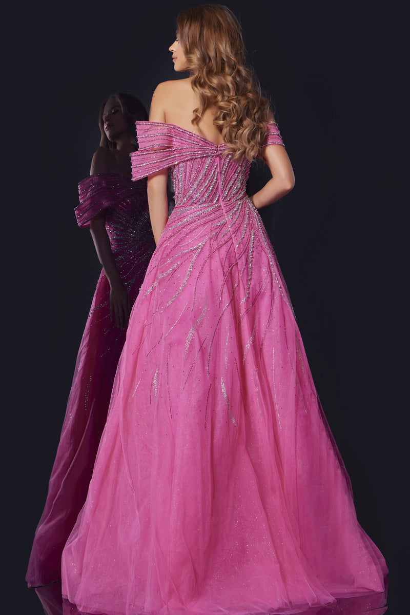 Jovani 45067-34-FUCHSIA-B1