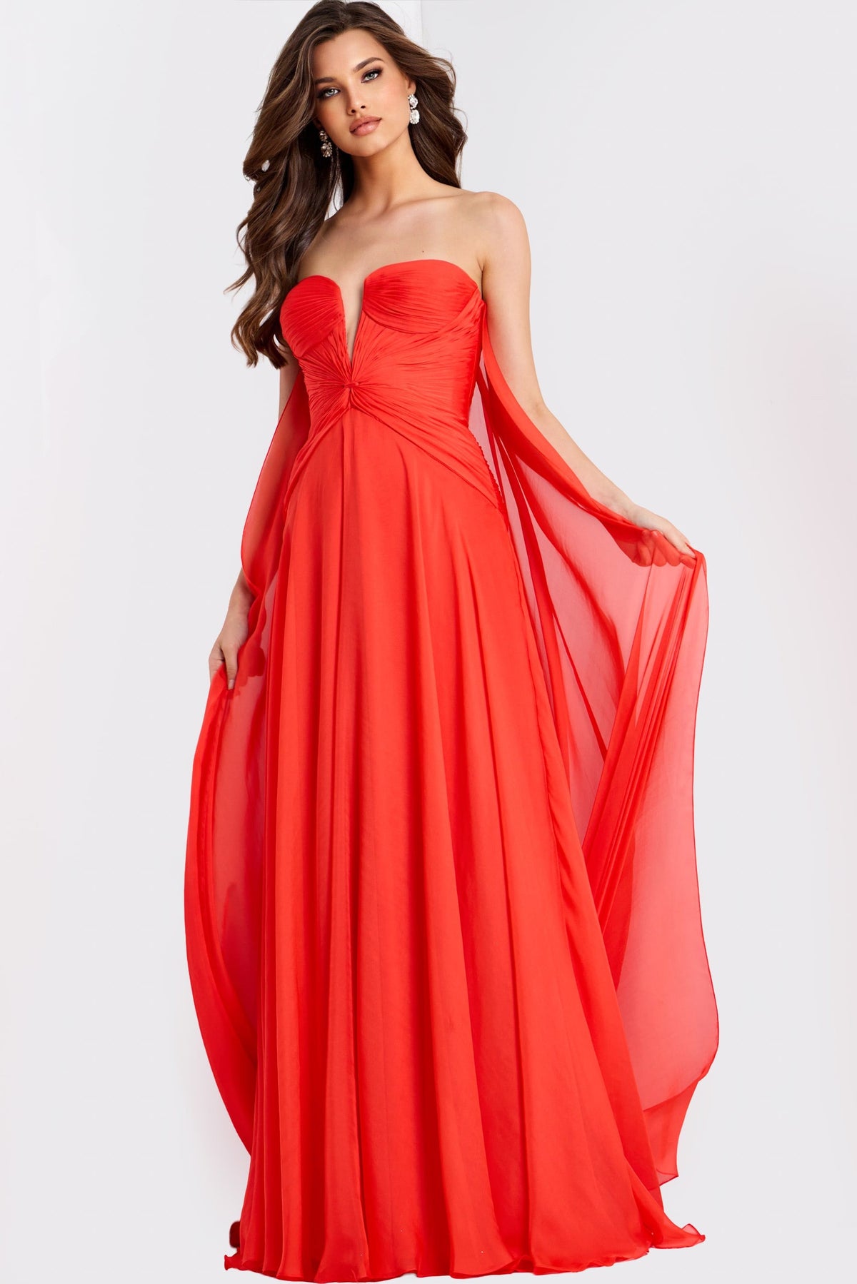 Jovani 45269-ORANGE-F1