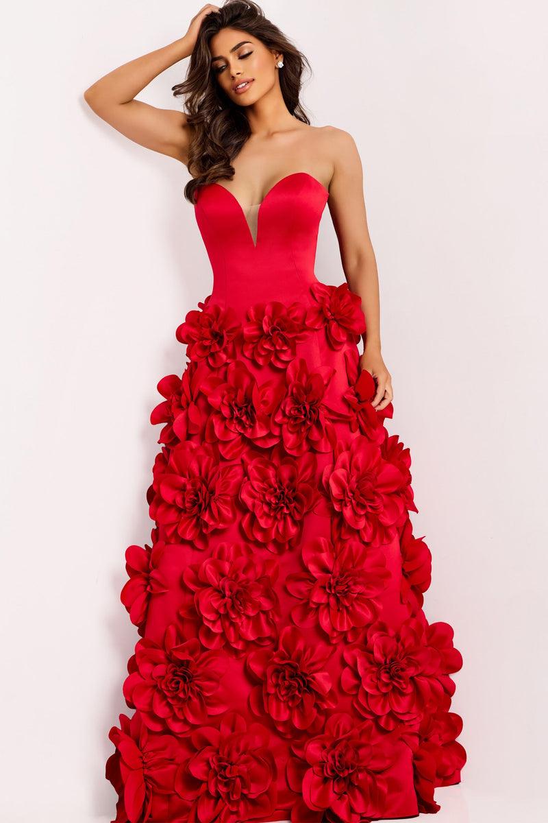 Jovani 45661-RED-F1