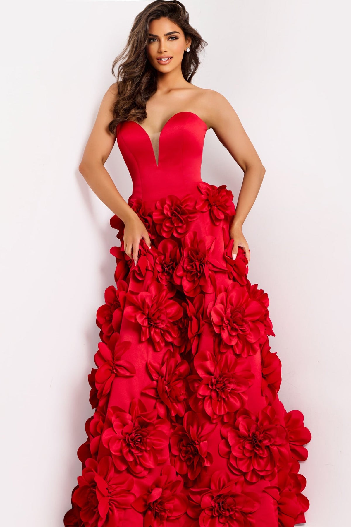 Jovani 45661-RED-F2