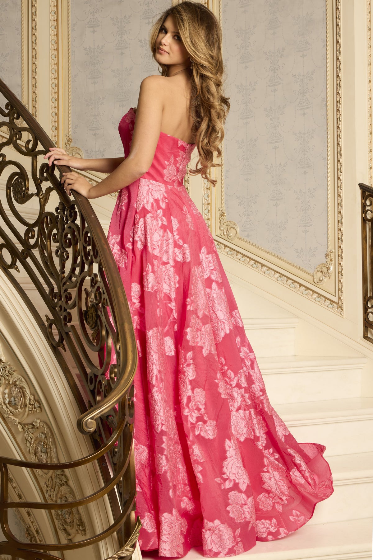 Jovani 45721-067-FUSHCIA-B1