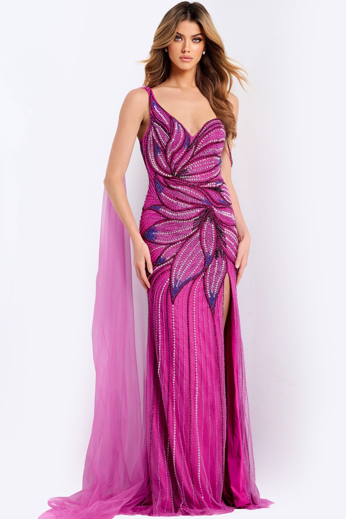 Jovani 45876-LILAC-F1