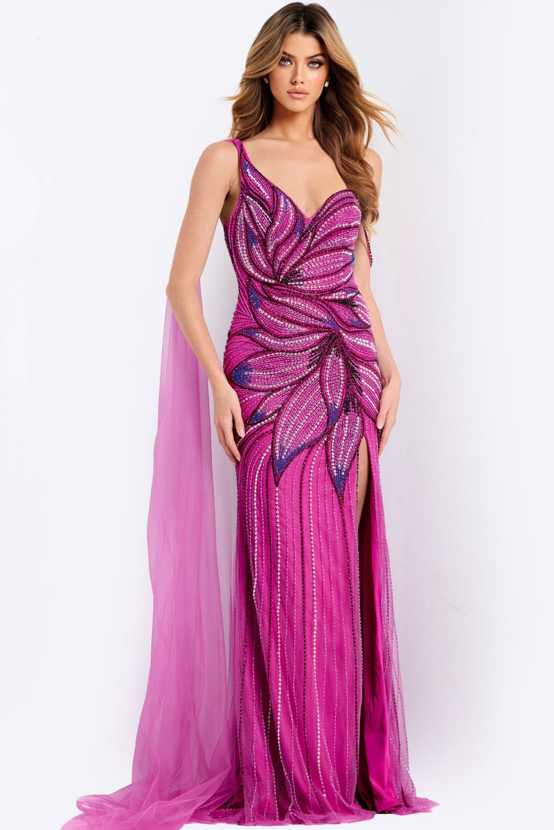 Jovani 45876-LILAC-F1