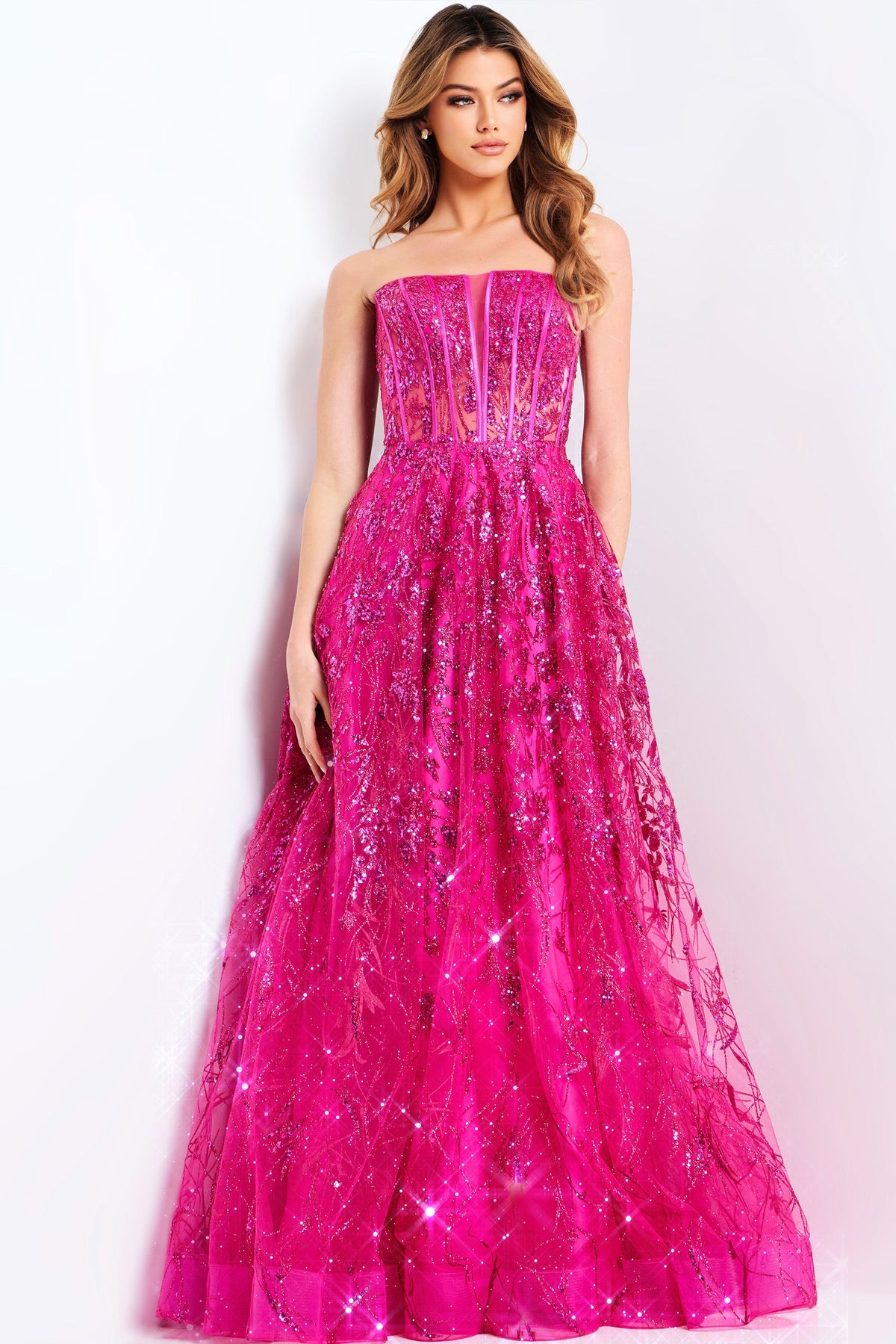 Jovani 45913-RASBERRY-F1