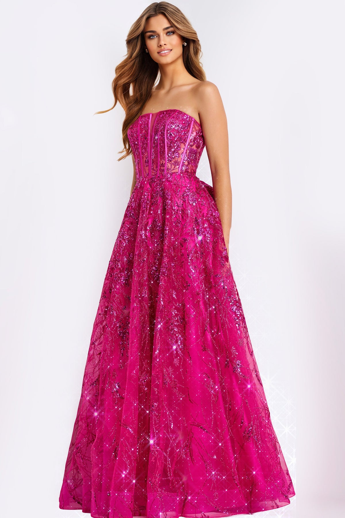 Jovani 45913-RASBERRY-F2