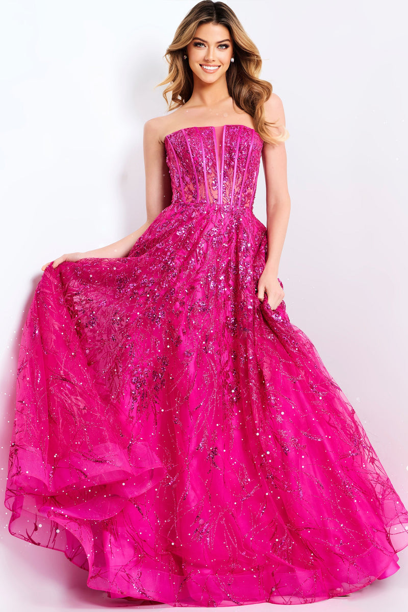 Jovani 45913-RASBERRY-F5
