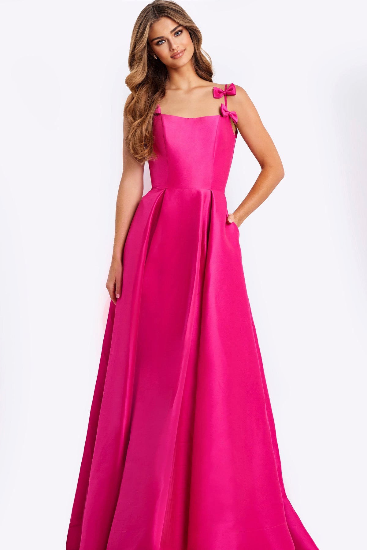 Jovani 46468-CANDY_PINK-F1