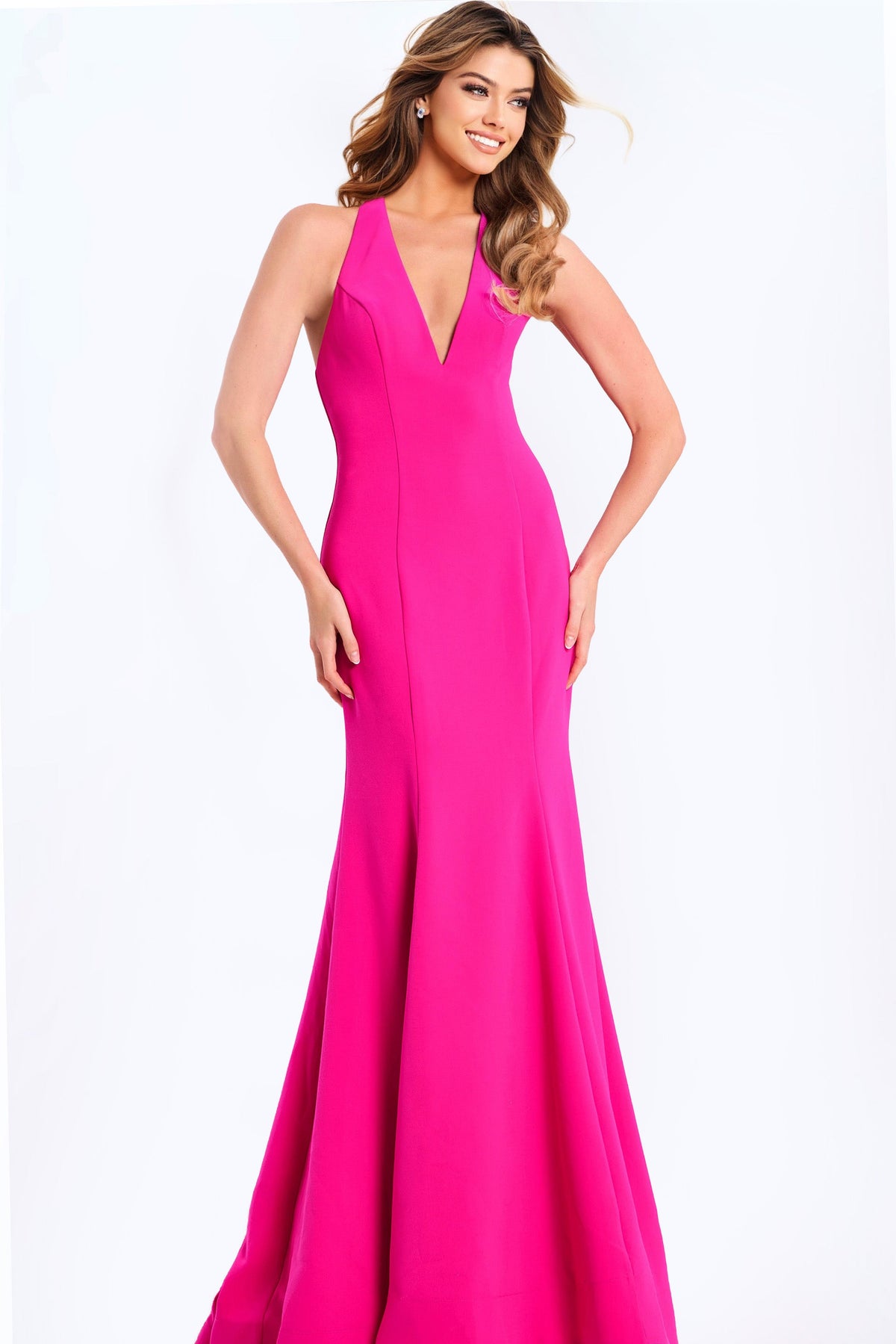 Jovani 47639-FUCHSIA-F1
